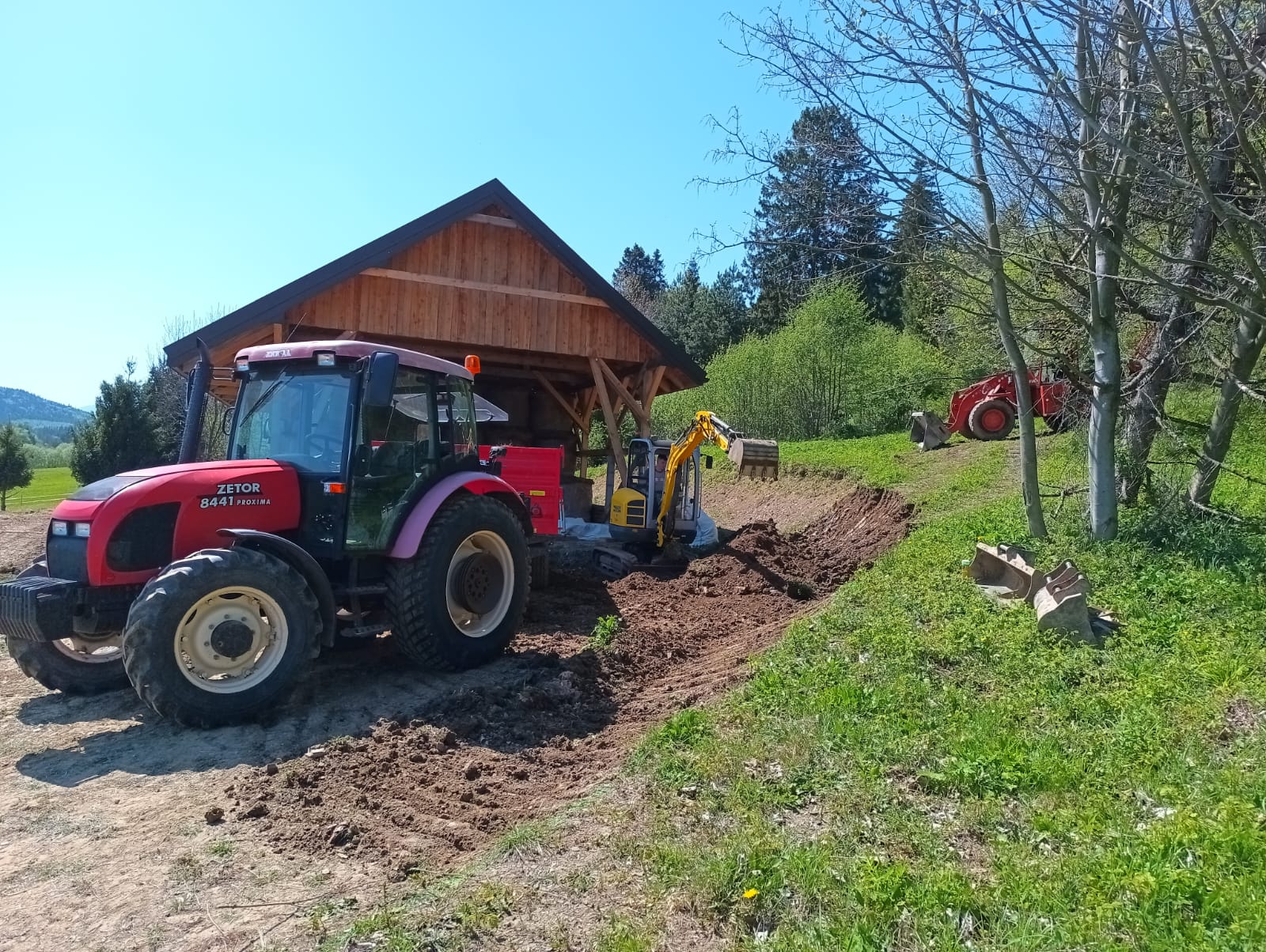 Terén a zemné práce