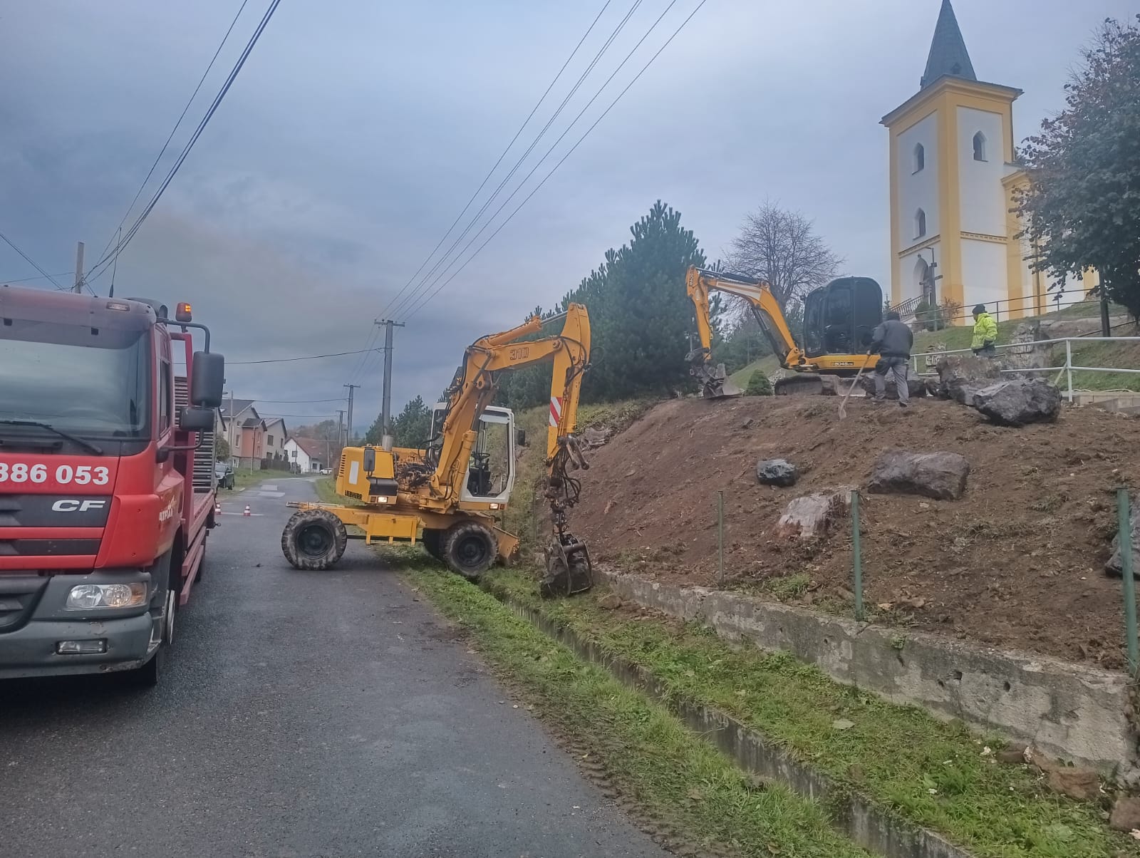 Terén a zemné práce
